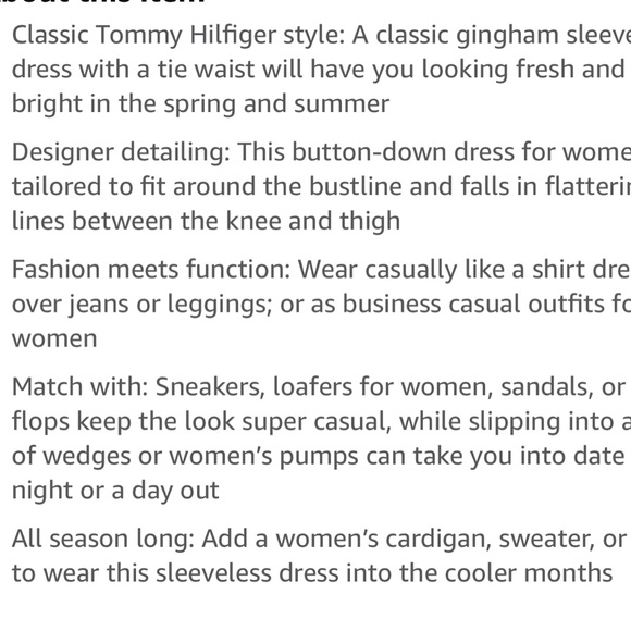 Tommy Hilfiger dress with pockets. - Picture 9 of 10